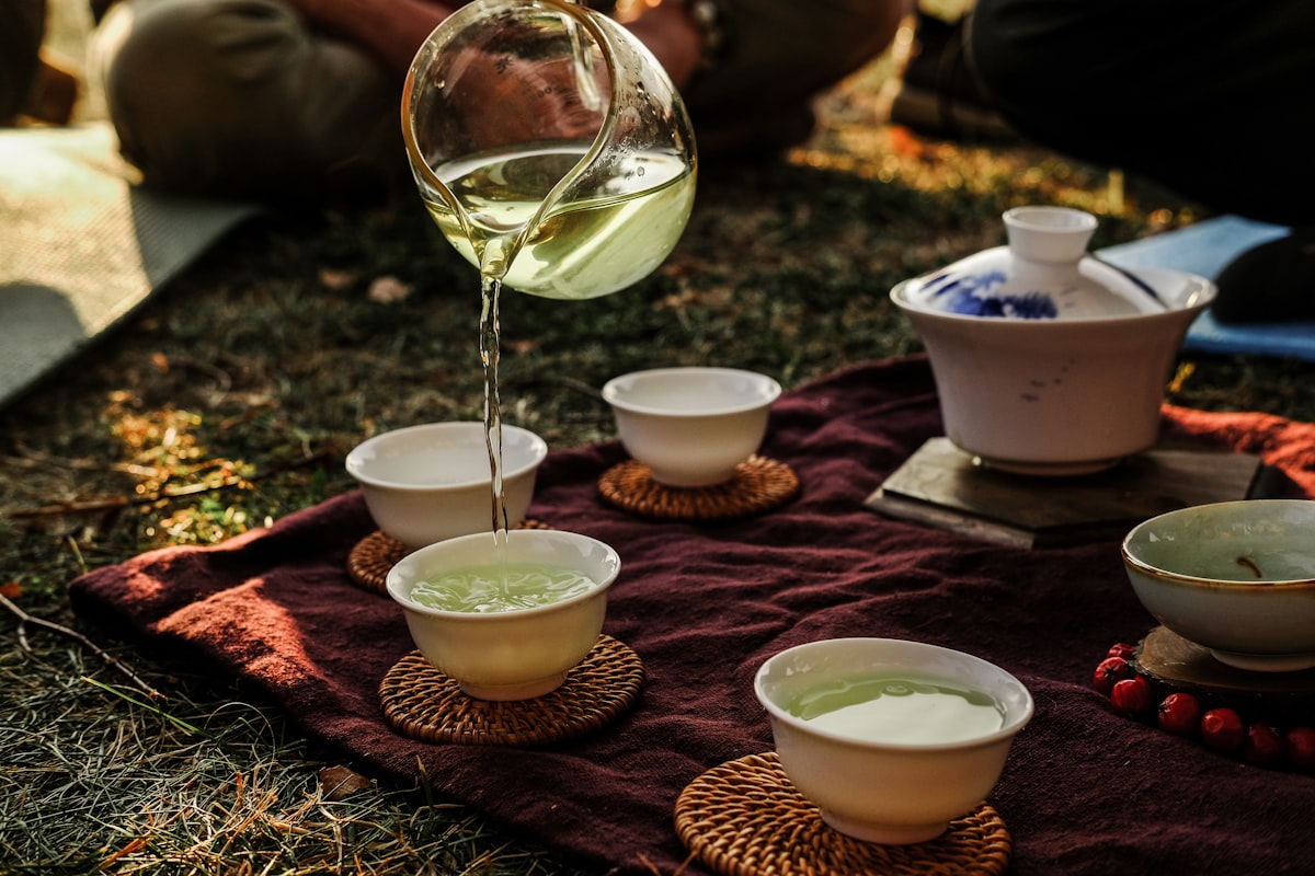 Echinacea flower in traditional preparation